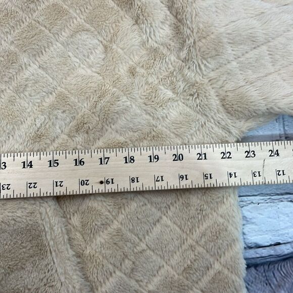 No Boundaries Faux Fur Pullover Sweatshirt Long Sleeve 1/2 zipper XXL - Picture 12 of 13